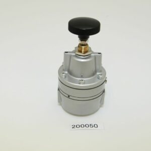 The photo shows a precision regulator