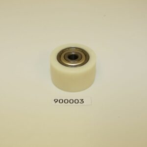 This photo shows a guide wheel